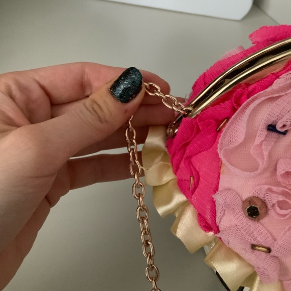 BETSEY JOHNSON “Baking Bad” Cupcake Novelty Crossbody Purse Girly BRAND NEW - Picture 6 of 15